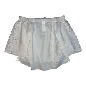 Akris Punto White Eyelet Blouse